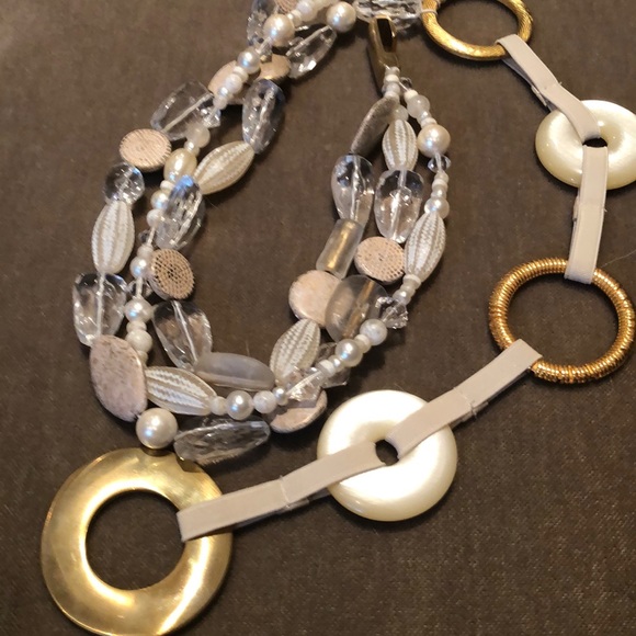 Unique belt made of brass, stones and beads. - Picture 4 of 5